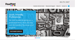 Desktop Screenshot of fourprint.net